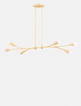 Elsa Linear Chandelier by Eny Lee Parker x Mitzimodern chandelier,minimalist pendant light