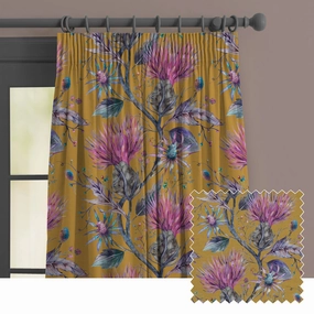 Elysium Printed Made to Measure Curtains Goldbedding sets ,throw blankets 