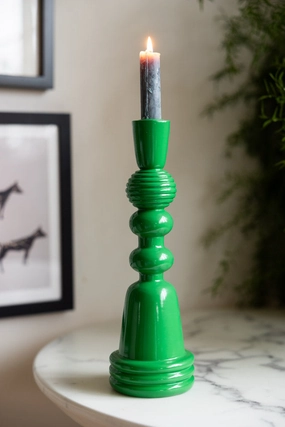 Emerald Green Candlestick Holderscented candle ,decorative candle 