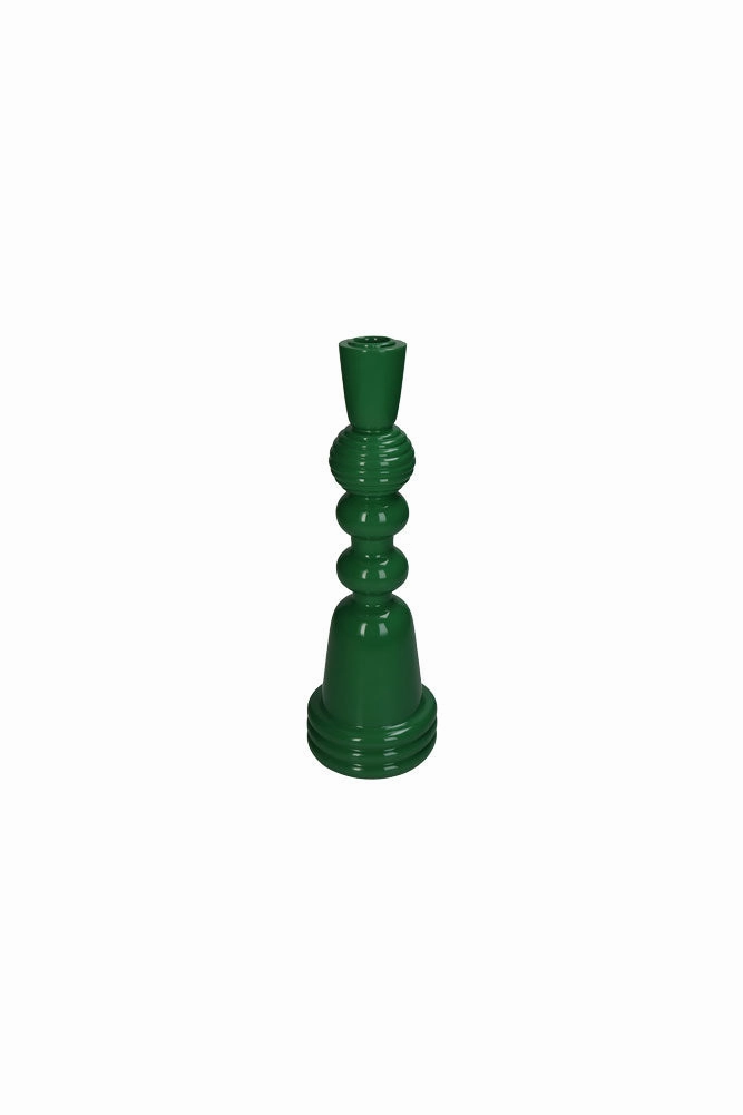 Emerald Green Candlestick Holder