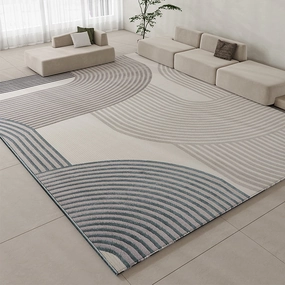 Emille Modern Art Deco Rugmodern color block patchwork rug