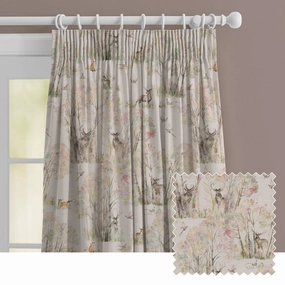 Enchanted Forest Printed Made to Measure Curtains Linenbedding sets ,throw blankets 