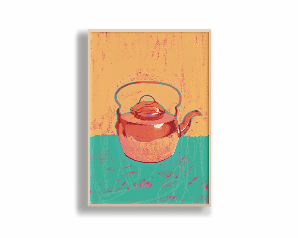 English Copper Teapot