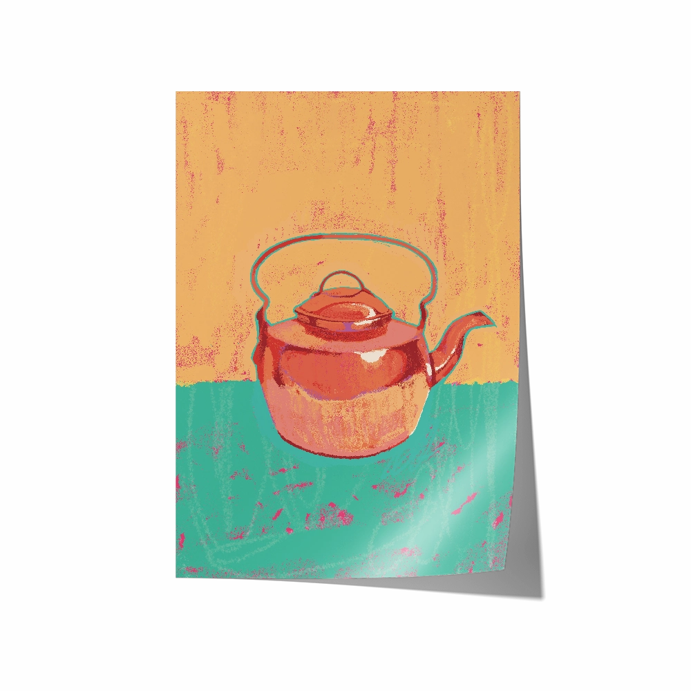 English Copper Teapot