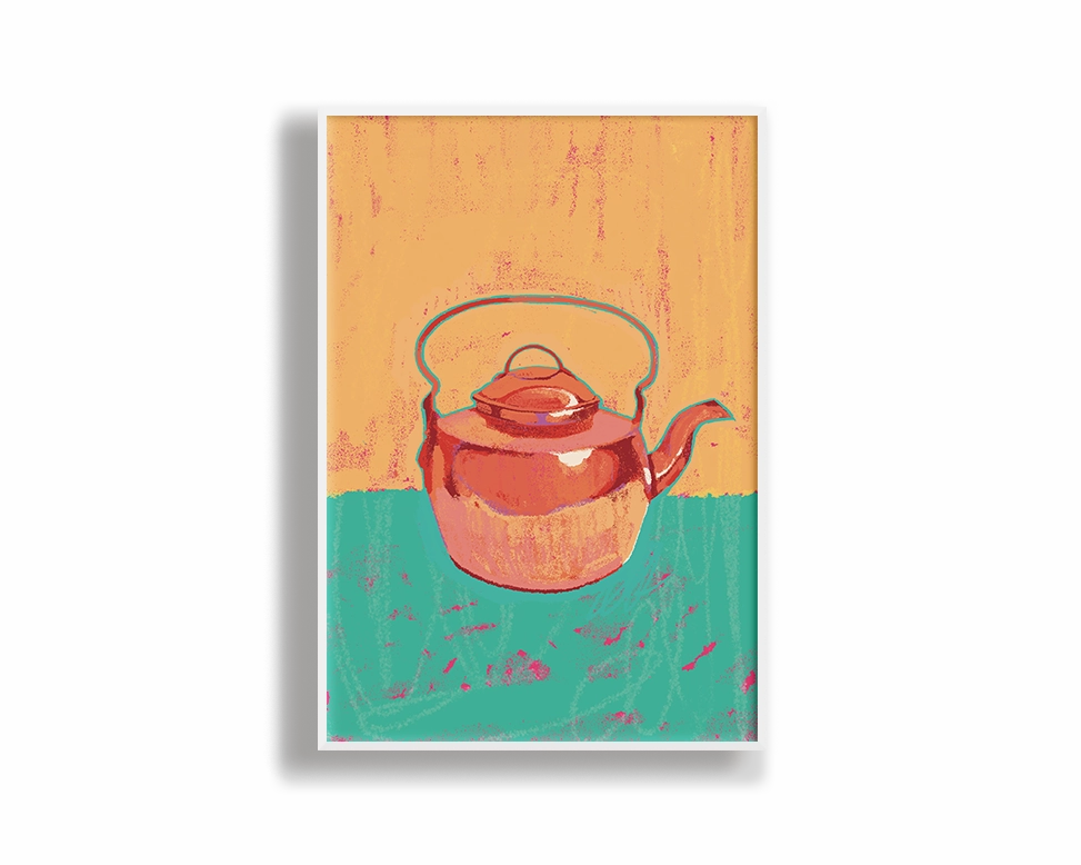 English Copper Teapot