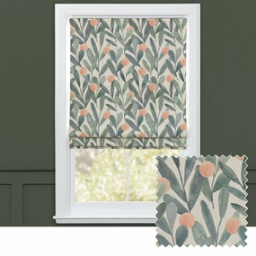 Enso Printed Cotton Made to Measure Roman Blinds Mineralbedding sets ,throw blankets 