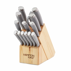 Epicure Cool Grey 15 Piece Cutlery Block Setmodern kitchen decor ,kitchen dinner set ,dinnerware 