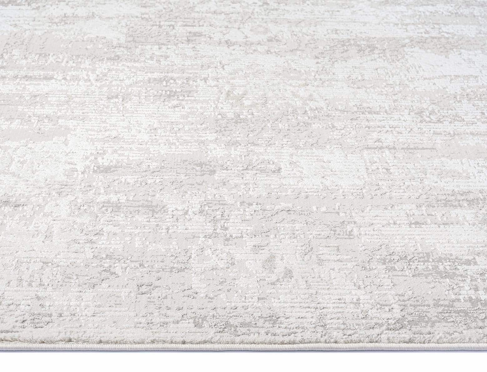 Eshe Grey and Ivory Distressed Floral Rug *NO RETURNS UNLESS FAULTY