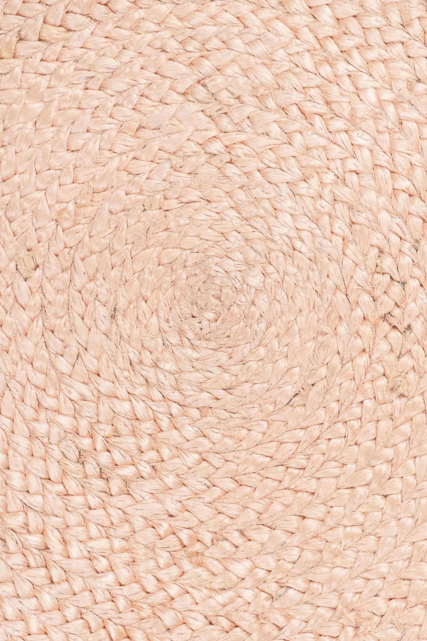 Esperance Pink Hand-Braided Round Jute Rug *NO RETURNS UNLESS FAULTY