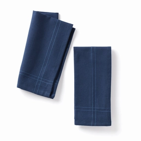 Essentials Navy Dinner Napkins - Set Of 2summer decor ,outdoor summer decor 