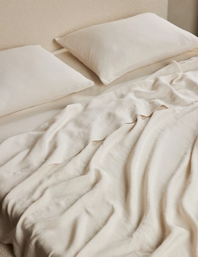 Essie Hemp Sheet Set by Sarah Sherman Samuelbedding sets ,throw blankets 