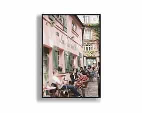 Europe Culture Pink Cafemodern abstract painting decor