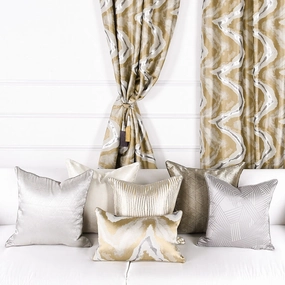 Eva Satin Luxury Throw Cushionshome decoration ,modern home decor 