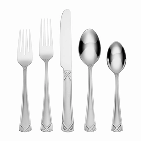 Evansville Frosted 20 Piece Flatware Seteco-friendly bamboo fiber tableware set 