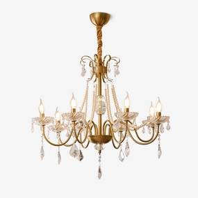 Evaria Crystal Pearl Chandelierrustic chandelier,bedroom chandelier 