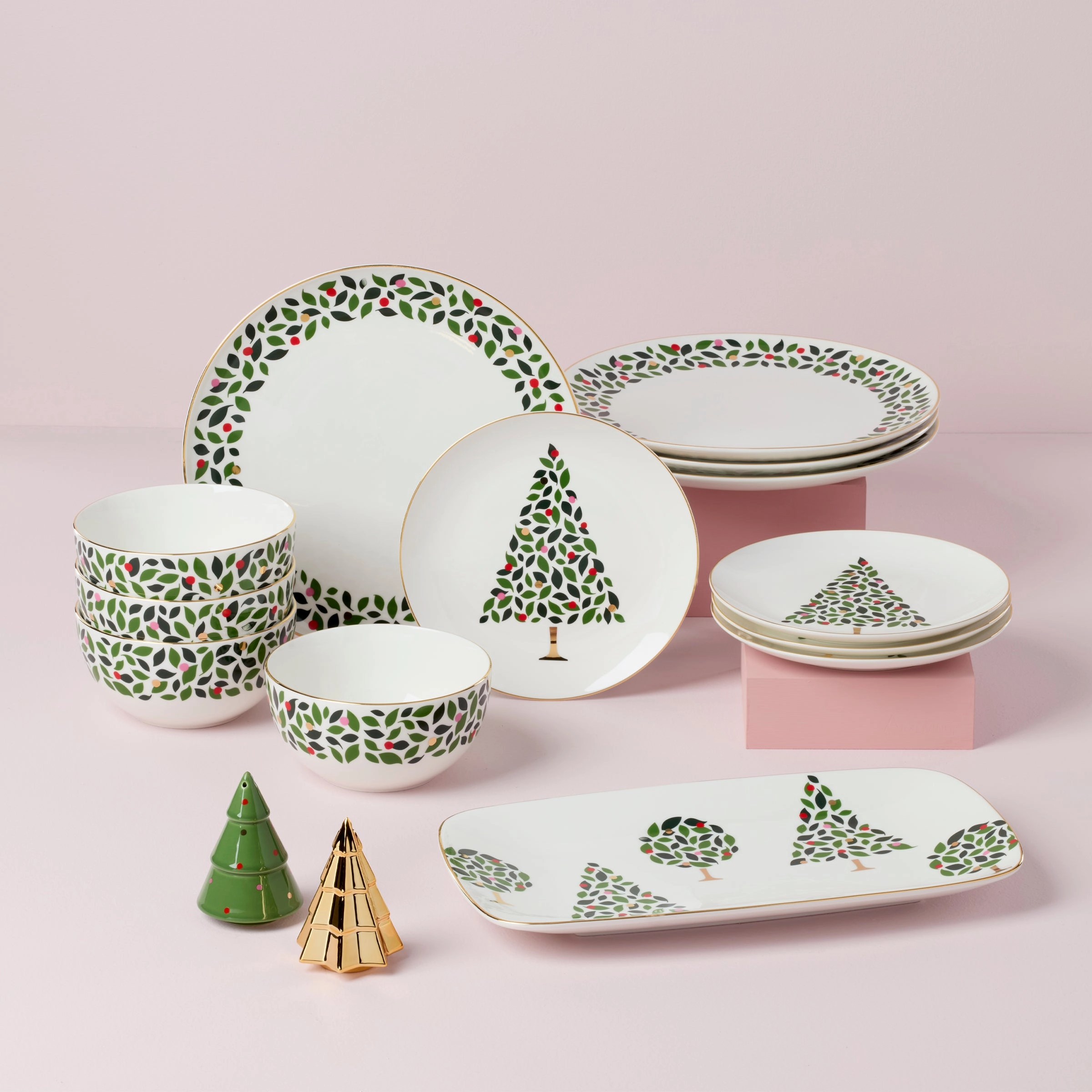 Evergreen Soup/Cereal Bowls - Set of 4