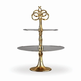 Evoca 2-Tier Servernordic style desktop ornaments