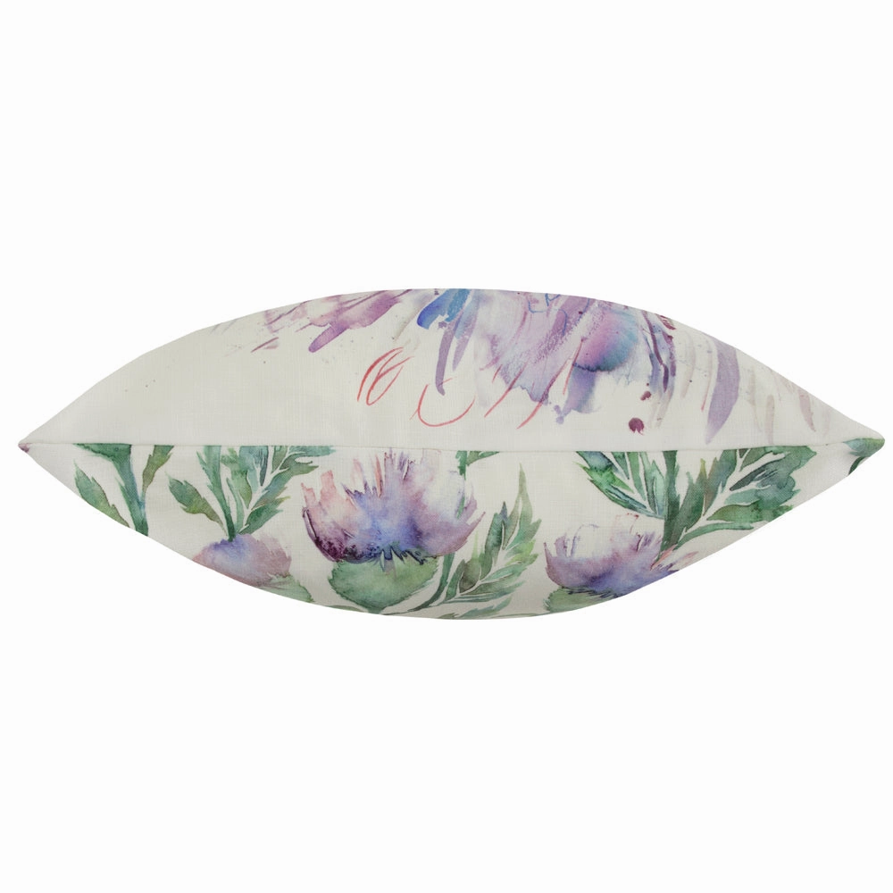 Expressive Thistle Outdoor Cushion Purple
