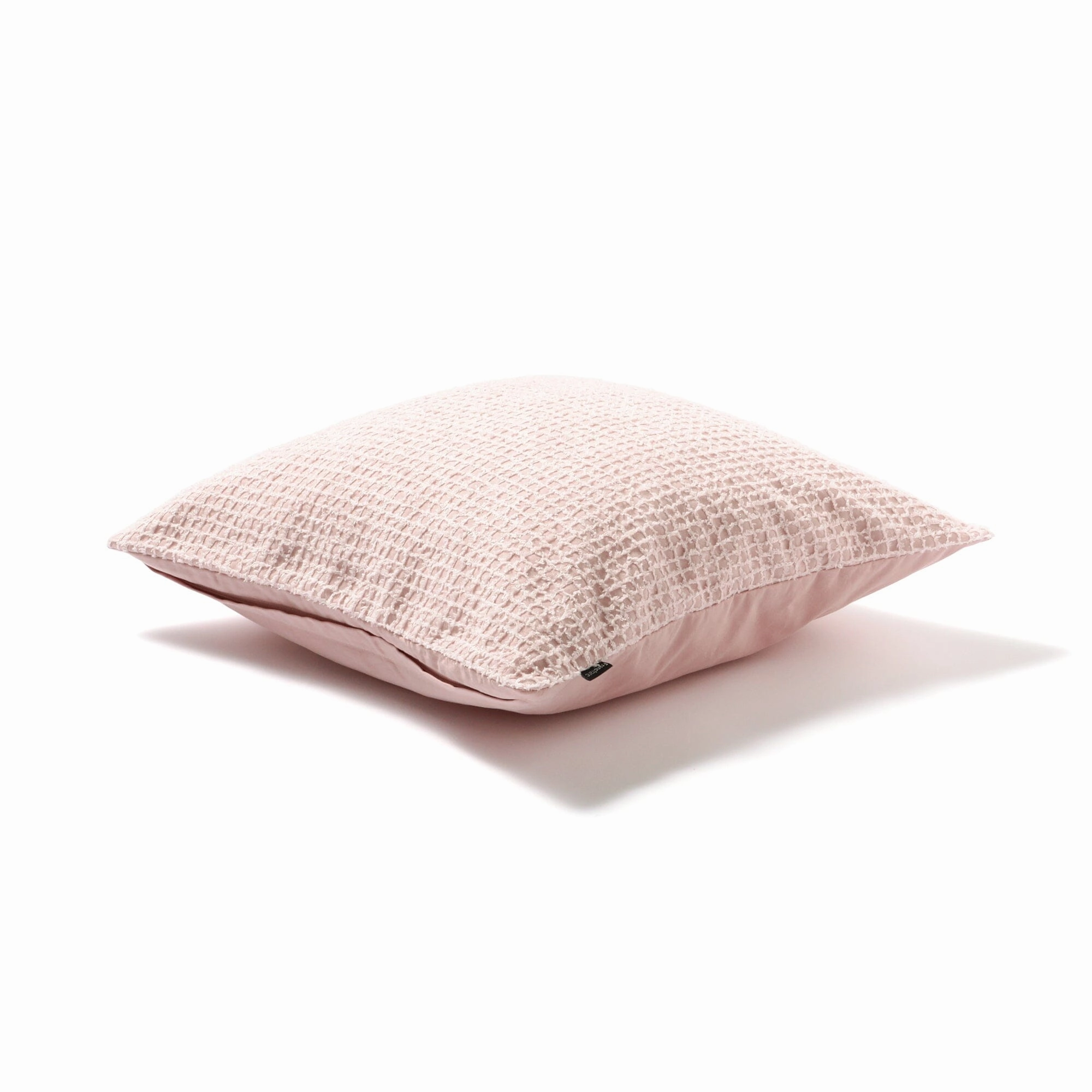 Fancy Grid Cushion Cover 450 X 450 Light Pink