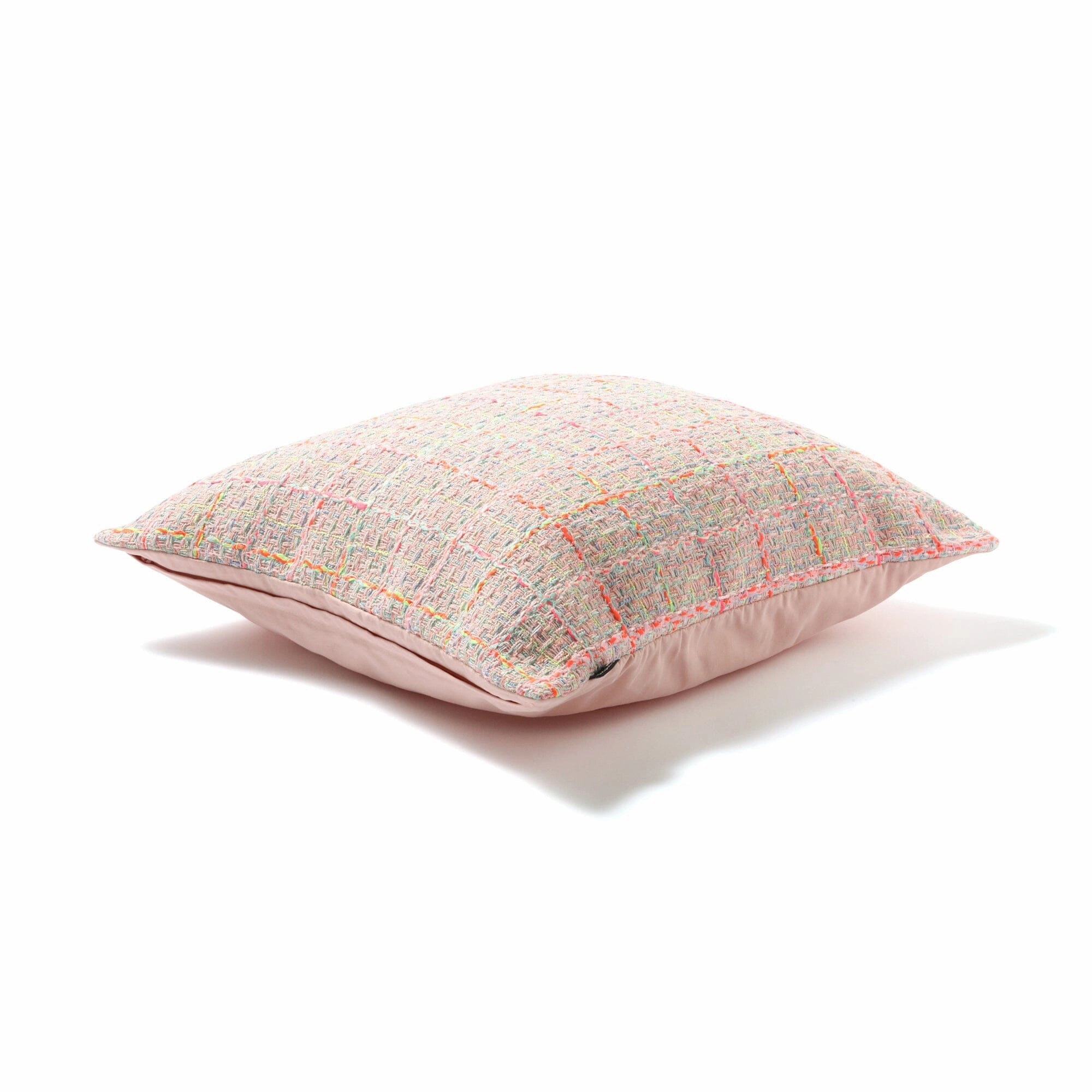 Fancy Tweed Cushion Cover 450 X 450 Pink