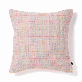 Fancy Tweed Cushion Cover 450 X 450 Pinkbedding sets ,throw blankets 