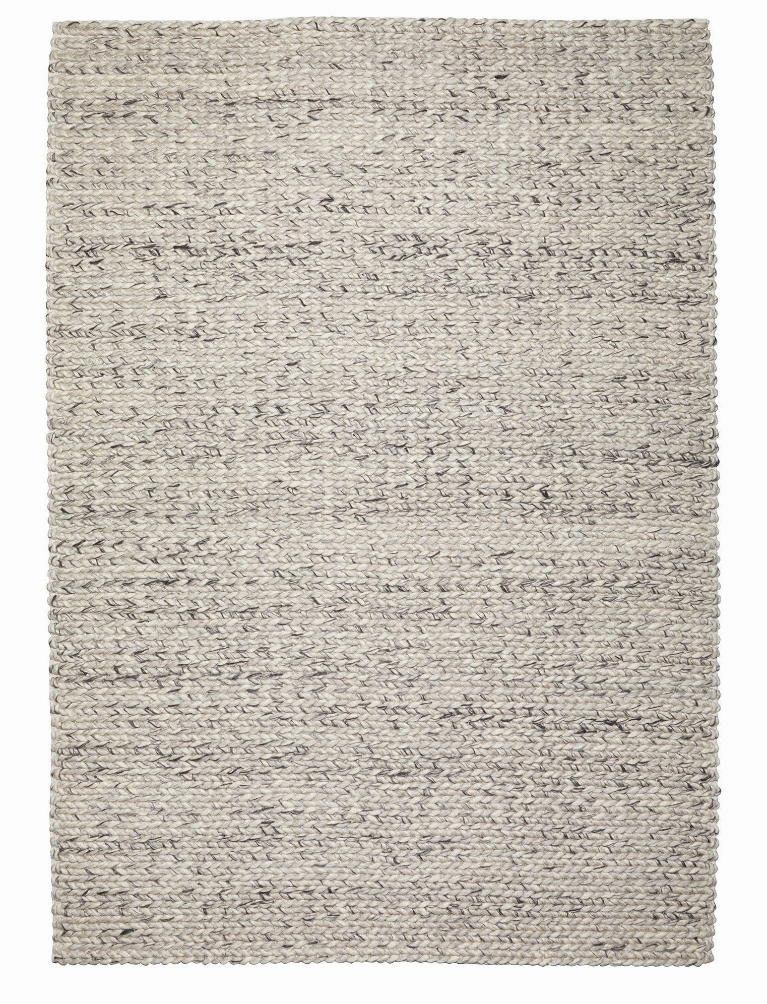 Farrah Marble Grey Braided Wool Rugmodern color block patchwork rug