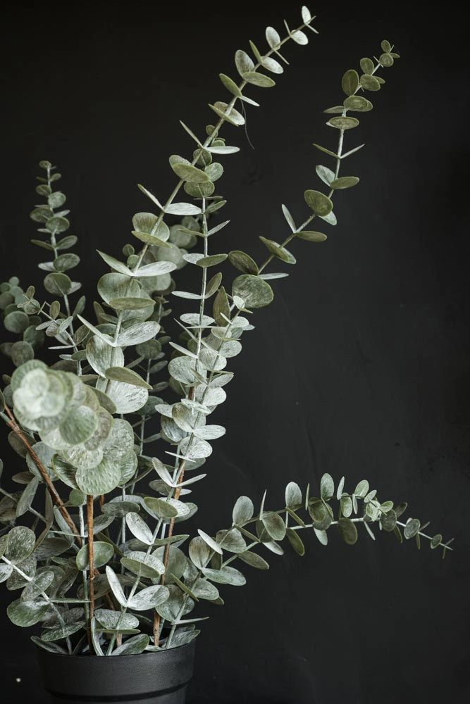 Faux Eucalyptus Plant In Pot