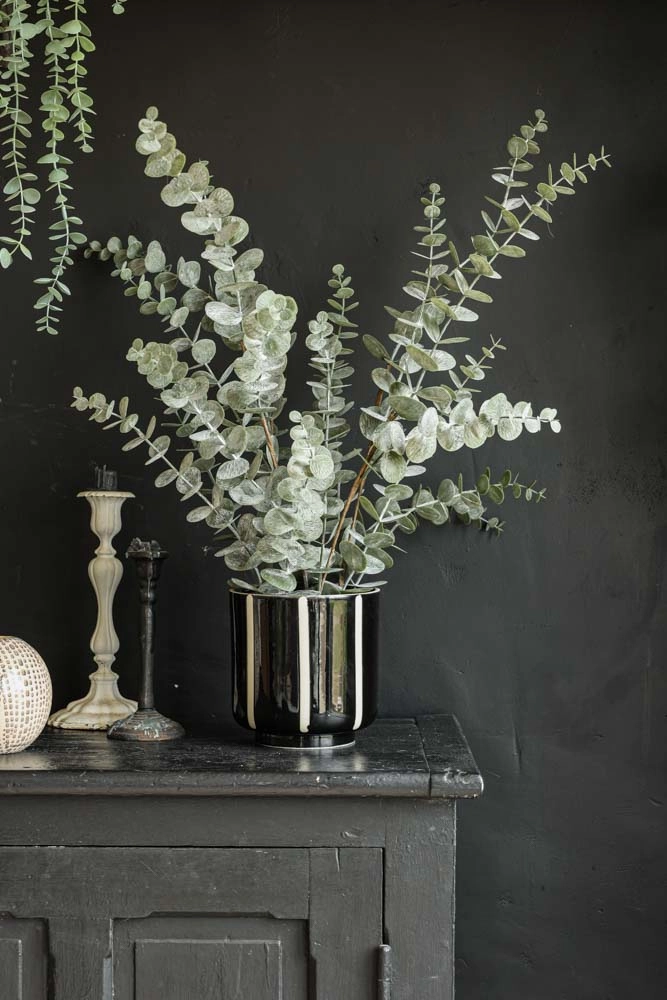 Faux Eucalyptus Plant In Pot