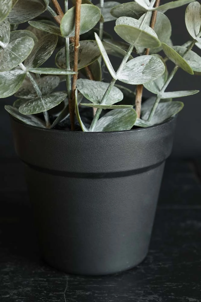 Faux Eucalyptus Plant In Pot