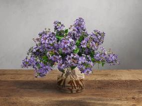 Faux Lilac in Cylinderhome decor ,wall decor 