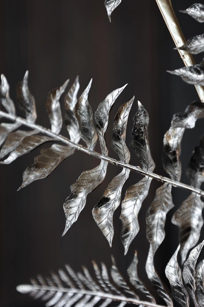 Faux Silver Fern Leaf Stem