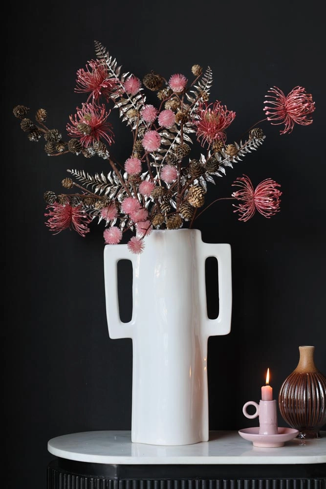 Faux Silver Fern Leaf Stem