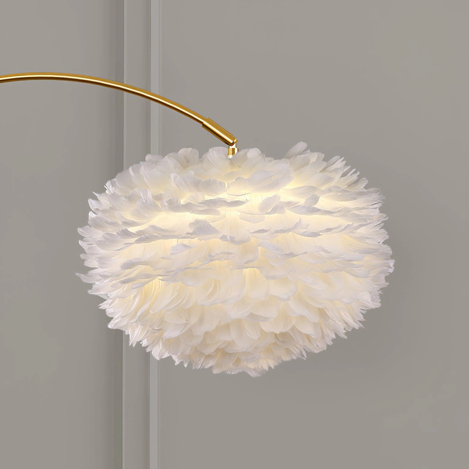 Feather Drawer Floor Lamp