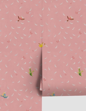 Feathers Wallpaper by Paule Marrotnordic style wall decor