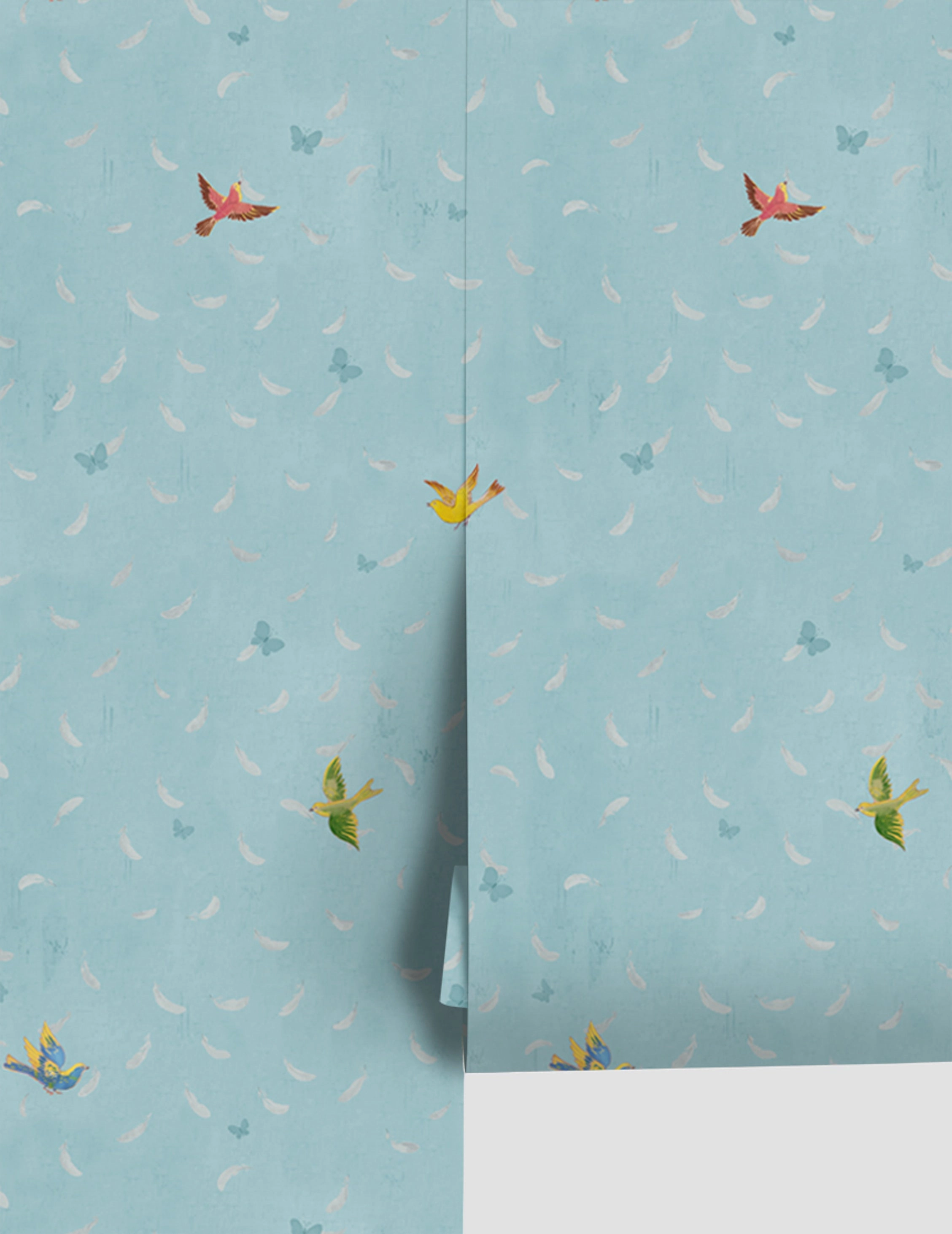 Feathers Wallpaper by Paule Marrot