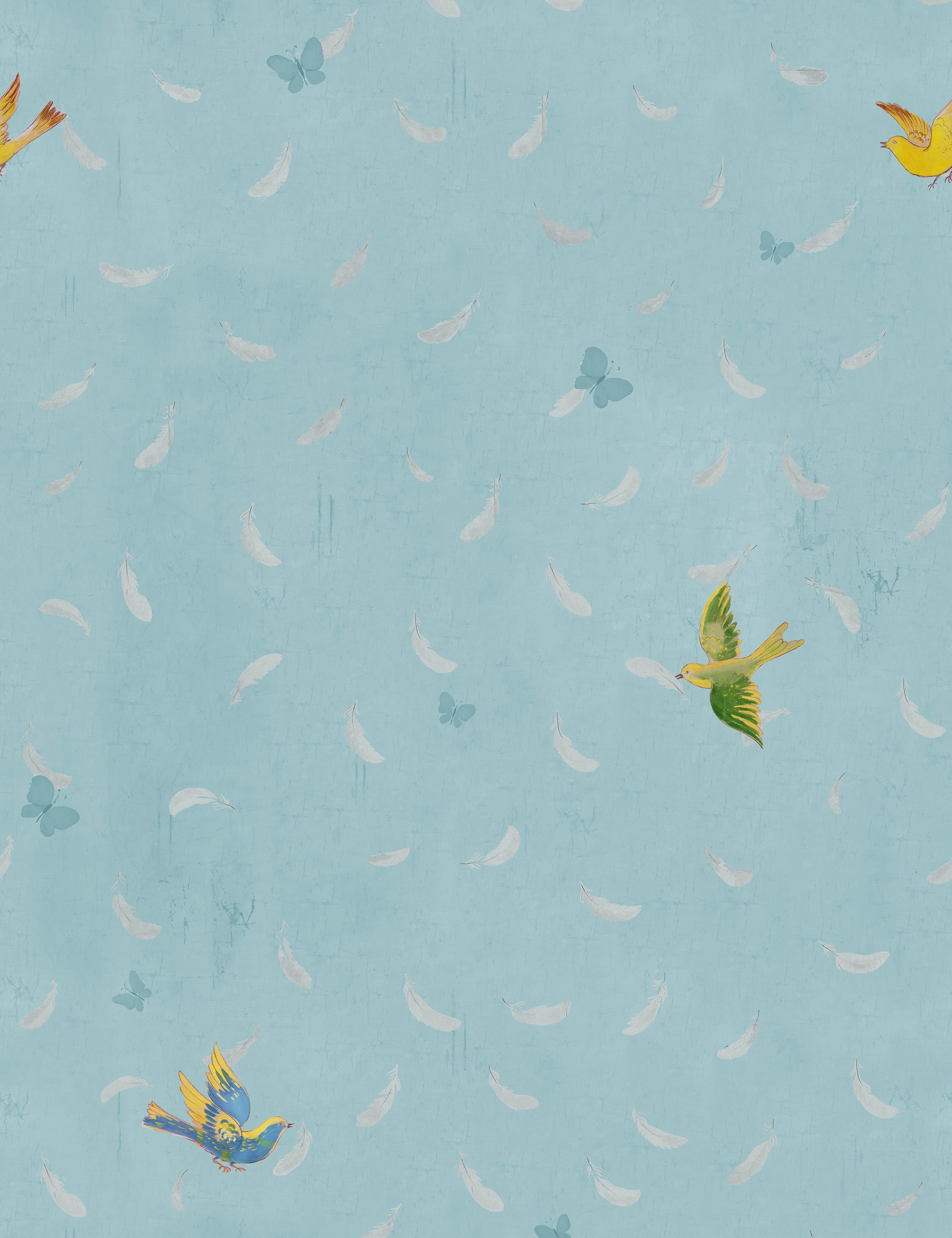 Feathers Wallpaper by Paule Marrot
