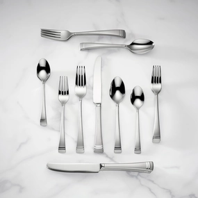 Federal Platinum Frosted 20 Piece Flatware Seteco-friendly bamboo fiber tableware set 