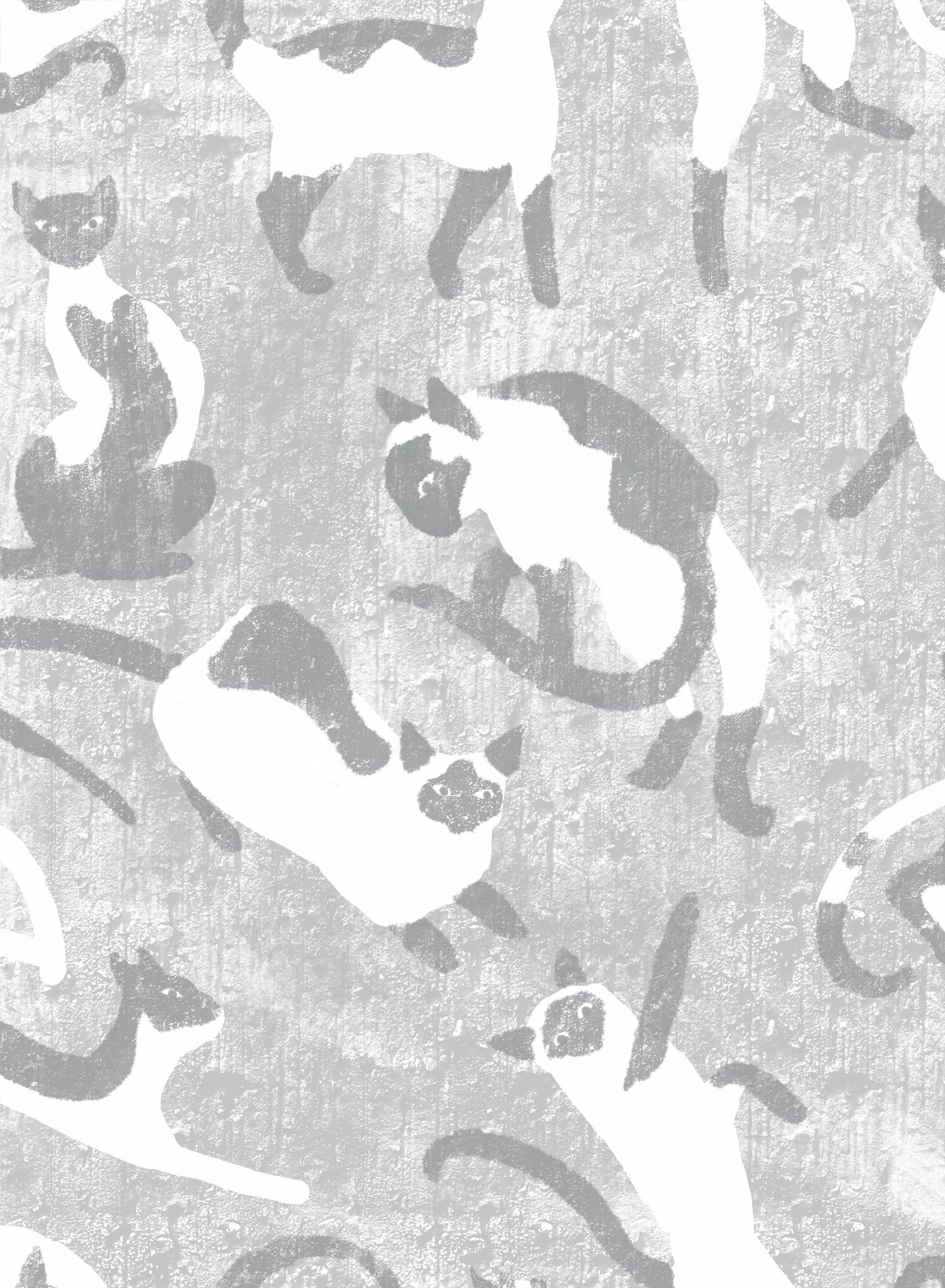 Feline Good, Wallpapernordic minimalist wallpaper