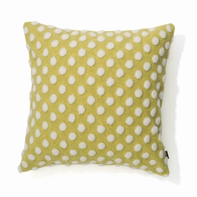 Felt Dot Cushion Cover 450 X 450 Yellowbedding sets ,throw blankets 