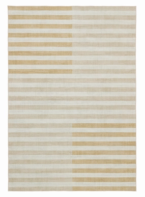 Ferina Beige Washable Rugmodern color block patchwork rug