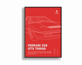 Ferrari 328 GTS Targa 02modern abstract painting decor