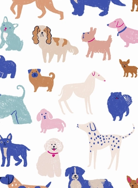 Fido Friends, Wallpapernordic minimalist wallpaper