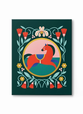 Field Pony, Canvasindoor decorative canvas print
