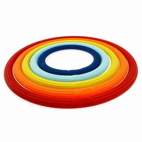 Fiesta 5-Piece Silicone Multi Trivet Setmodern kitchen decor ,kitchen dinner set ,dinnerware 