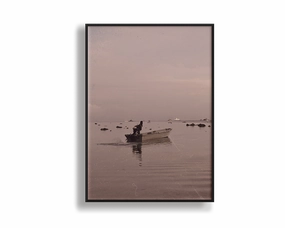 Film Series - Lone Boatmodern abstract painting decor