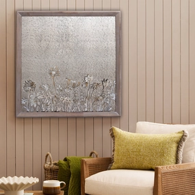 Fleur Et Faune Square Antique Mirror Greywashmodern home decor ,home decor for bedroom 