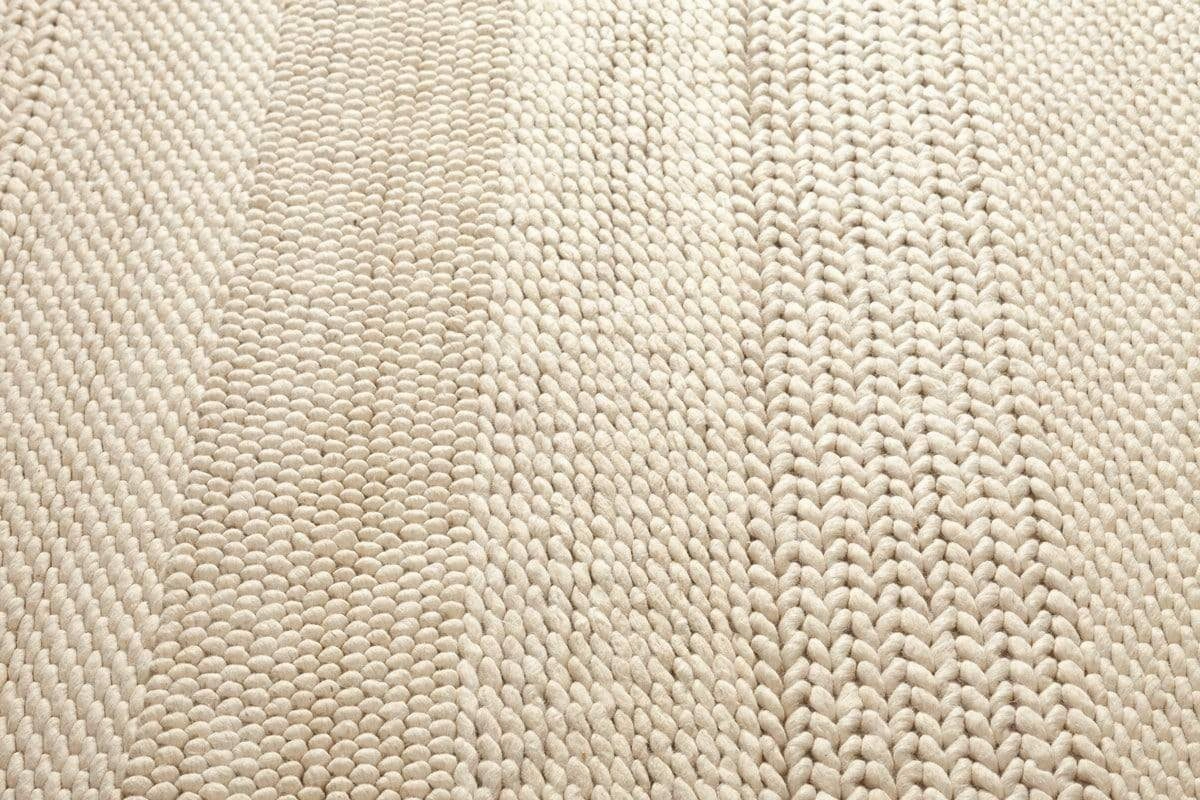 Fleur Ivory Braided and Looped Rug