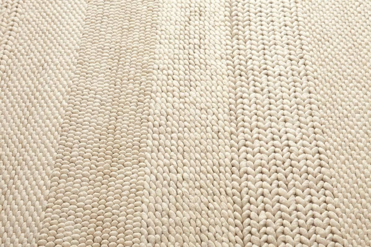 Fleur Ivory Braided and Looped Rug