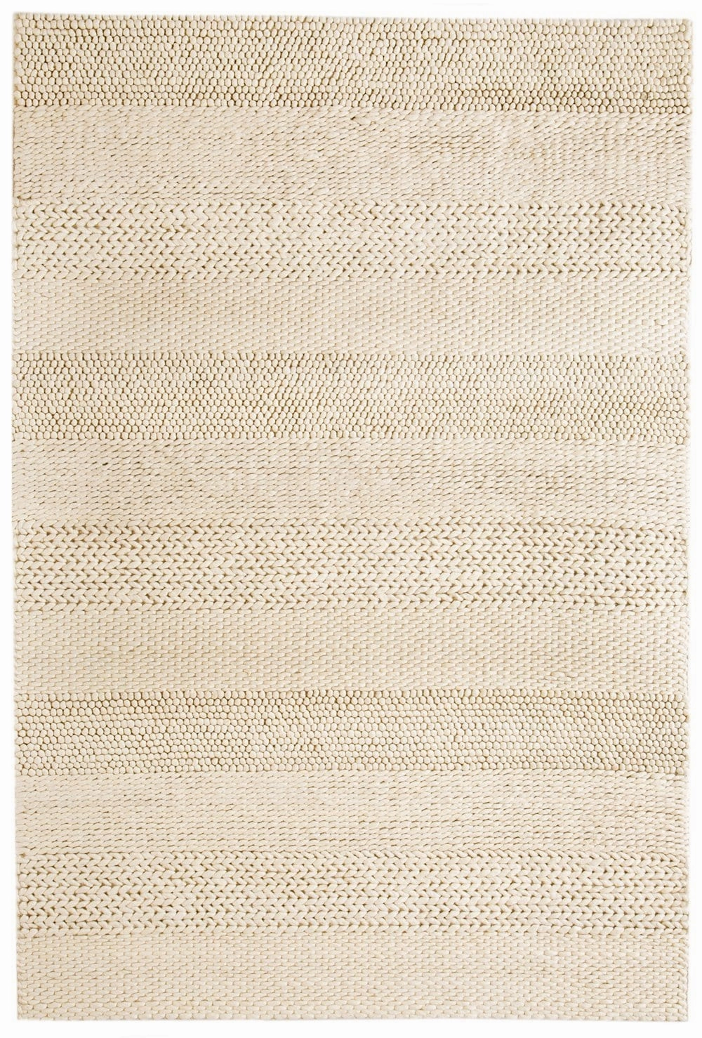 Fleur Ivory Braided and Looped Rugmodern color block patchwork rug