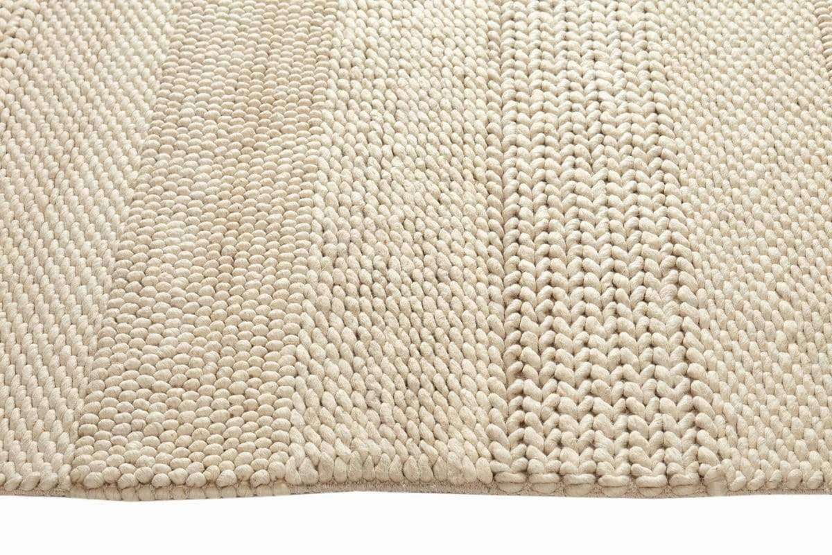Fleur Ivory Braided and Looped Rug
